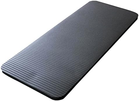 15MM Thick Yoga Mat Comfort Foam Knee Elbow Pad Mats for Exercise Yoga Pilates Indoor Pads Fitness Training (Color : Black)