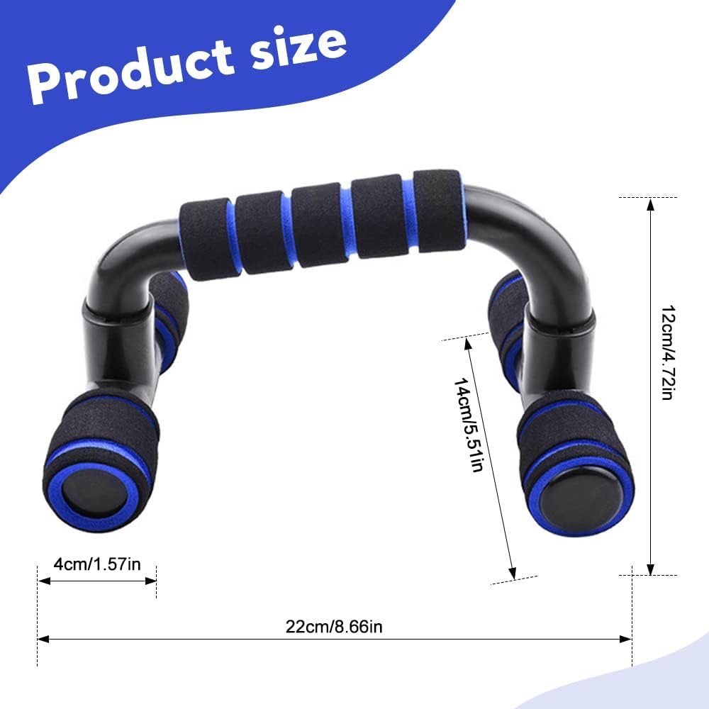 Multi-Function Foldable Push-Up Board with Resistance Bands, Portable Strength Training Handles for Home Gym Workouts - Image 2