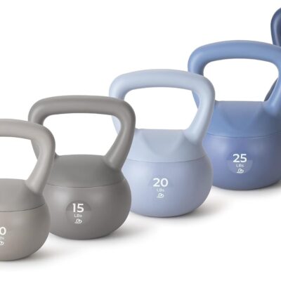 Soft Kettlebell Set with Sea and Iron Sand Fill, Color-Coded Weights for Men and Women