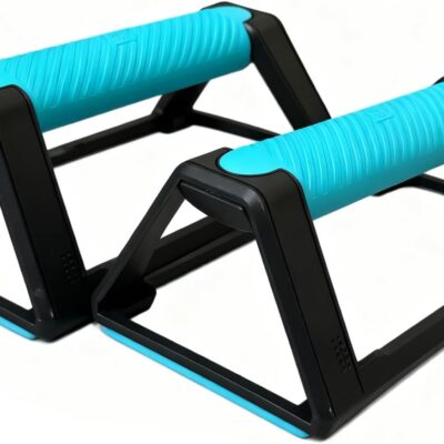 Wrist-Friendly Push-Up Bars with Anti-Slip Triangular Stable Design, Calisthenics Floor Training Handles for Men and Women