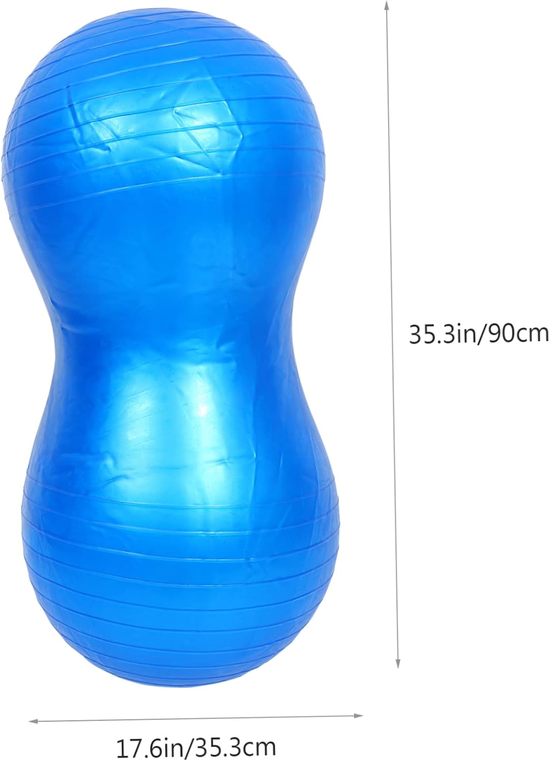 Balance Fitness Ball with Pump Stability Trainer for Exercise Yoga and Sensory Integration for Boys and Inflatable Yoga Roller Ball for Home and School Use - Image 2