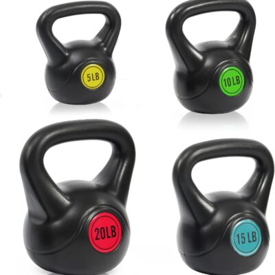 Multi-Weight Kettlebell Set for Strength Training, Optional Weight Ranges for Home Gym Use