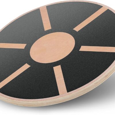 Wobble Aerobic Step Platform Balance Board with Non-skid Tpr Bump Surface, 360 Rotation for Stability Training, Versatile Home Gym Exercise Workout Step Aerobics Platform