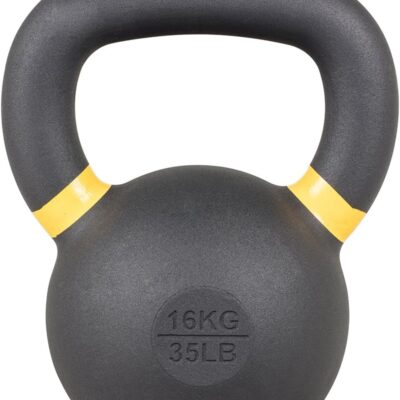 Strength Training Kettlebell Weight for Home Gym, Durable Build with Wide Grip Handle